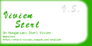 vivien sterl business card